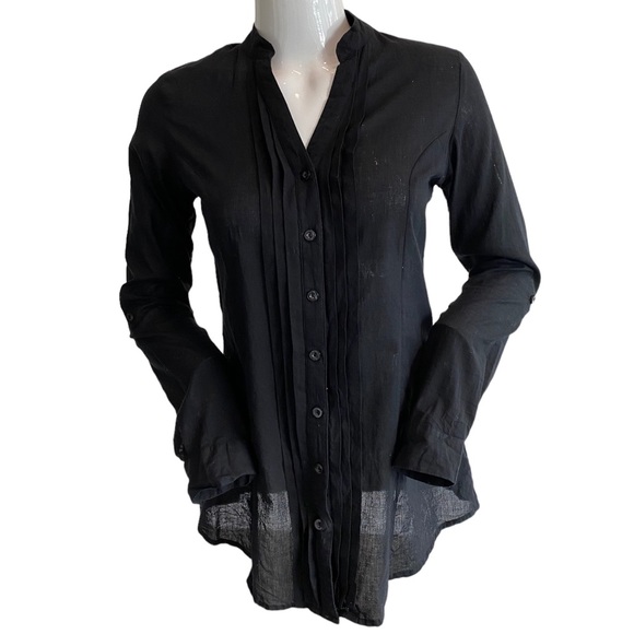 Papaya black blouse - Picture 1 of 9